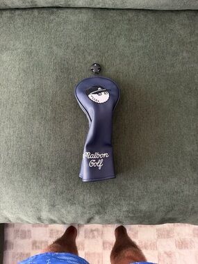 Malbon Golf Navy Leather wood Headcover